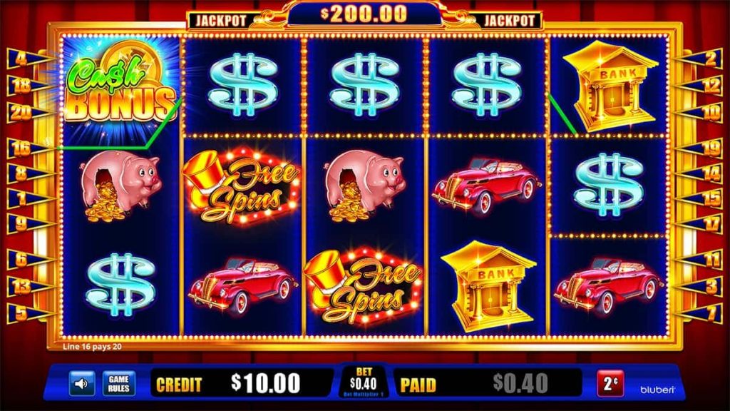 Cash Roller gaming screen