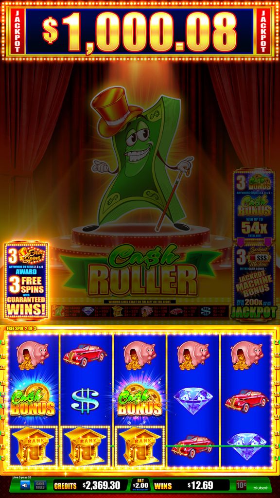 Cash Roller gaming screen