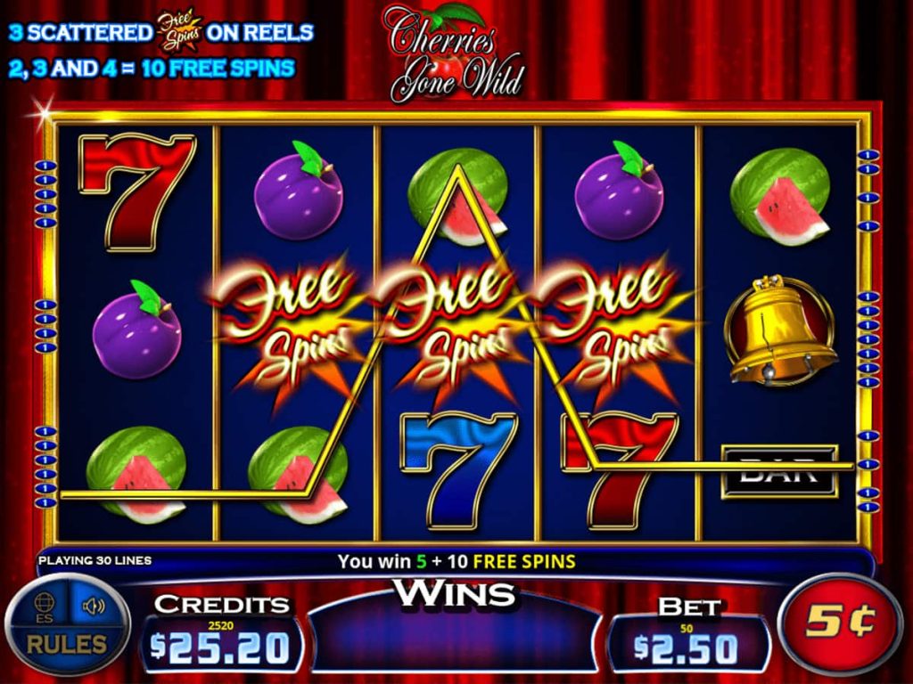 Cherries Gone Wild with Ring the Bell free play