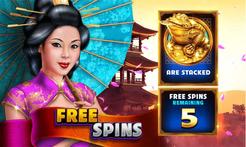 Deng Long free spins screen