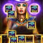 Gems Of Egypt Queen gaming screen