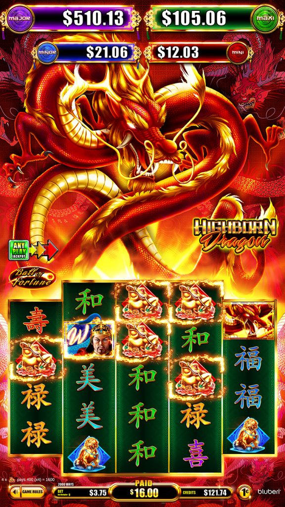 Highborn Dragon gaming screen