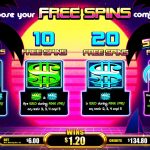 Money Vibe Free Spins screen