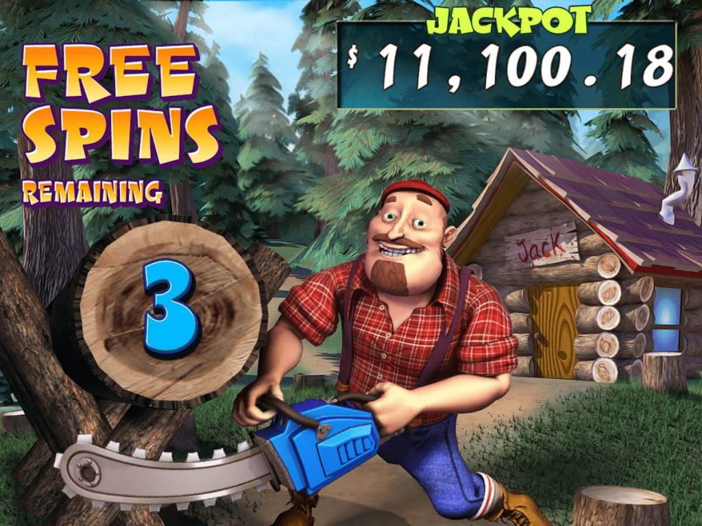 Timber Jack Free Spins screen