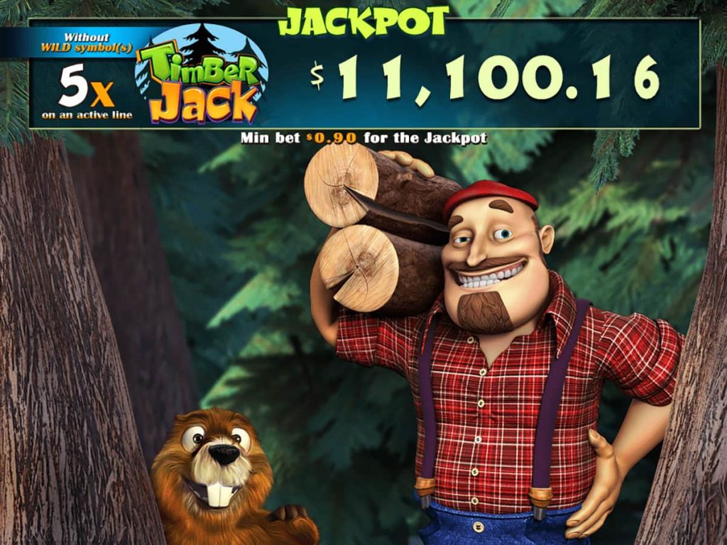 Timber Jack Jackpot screen