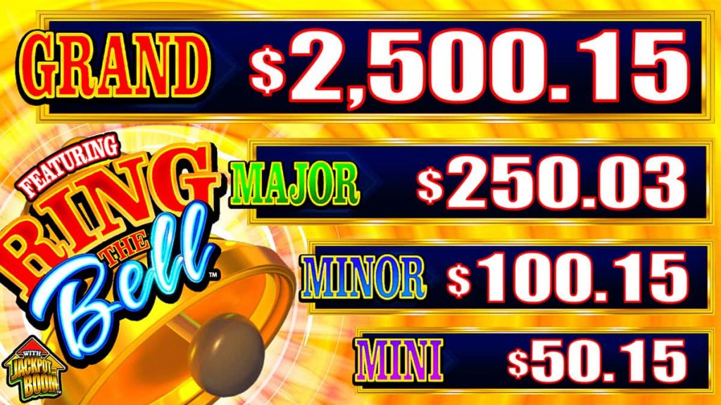 Timber Jack Ring The Bell Jackpot Listings screen
