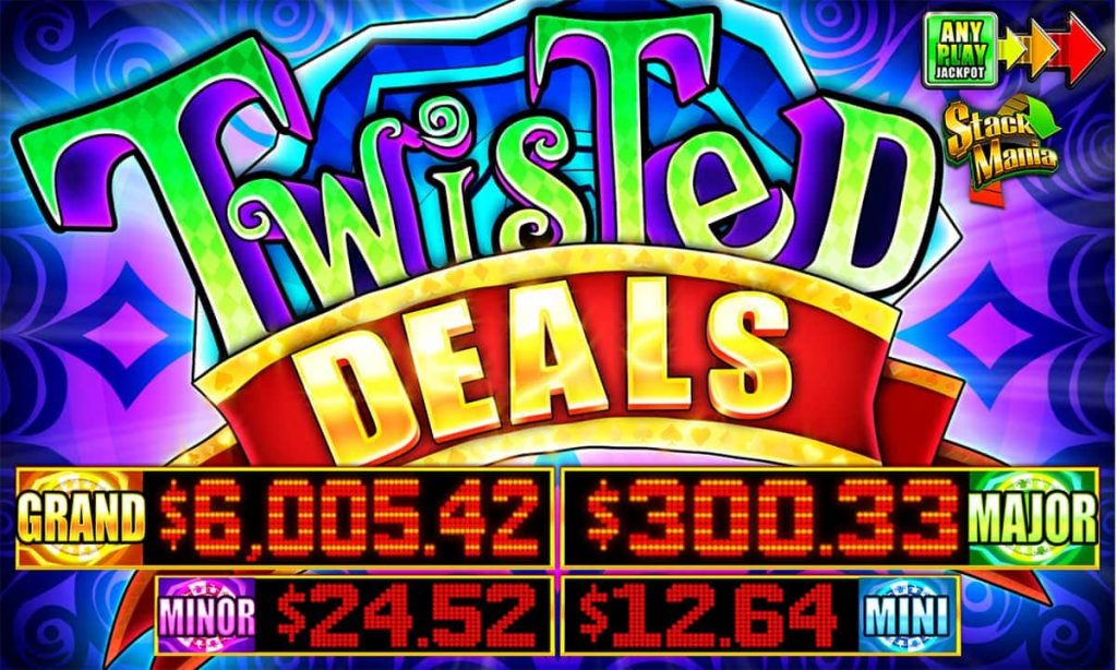 Twisted Deals Jackpot Listings screen